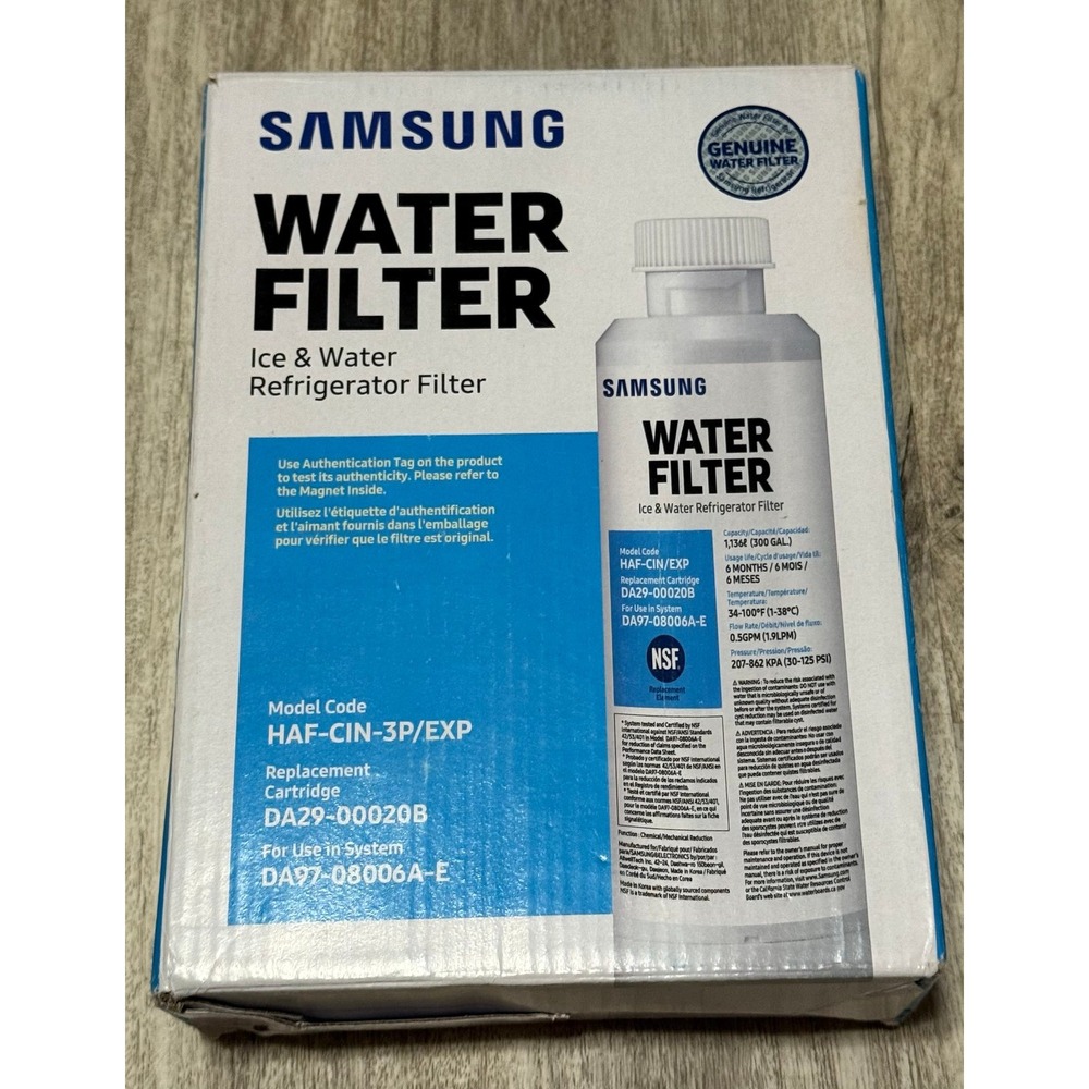 Samsung Water Filter Replacement Lot of‎ 2 DA29-000220B for DA97-08006A-E